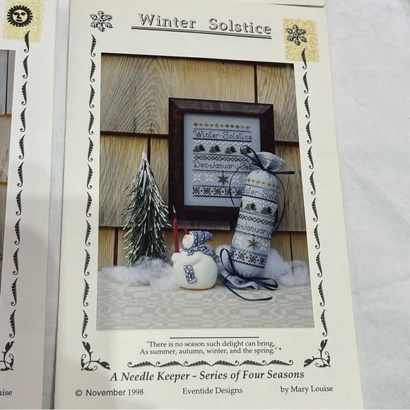 Eventides Designs Needle Keepers - Series of Four Seasons Cross Stitch P… - Picture 5 of 11